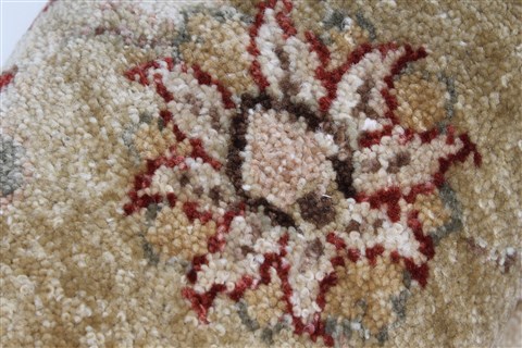 Pishavar Beige Hand Knotted 55 X 83 Area Rug 250-26875 Image 12