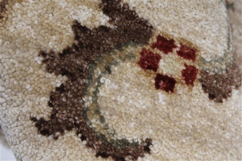 Pishavar Beige Hand Knotted 55 X 83 Area Rug 250-26875 Image 1