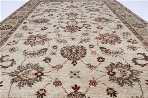 Pishavar Beige Hand Knotted 55 X 83 Area Rug 250-26875 Image 5