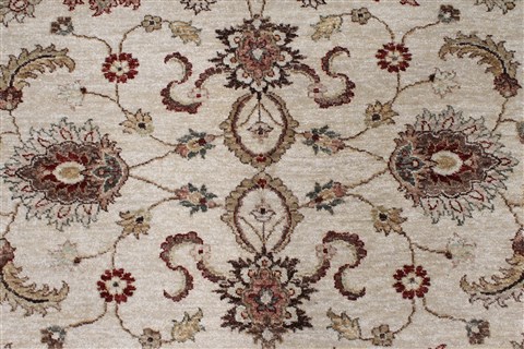 Pishavar Beige Hand Knotted 55 X 83 Area Rug 250-26875 Image 7