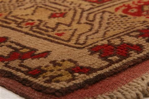 Milas Red Hand Knotted 37 X 57 Area Rug 100-26876 Image 1