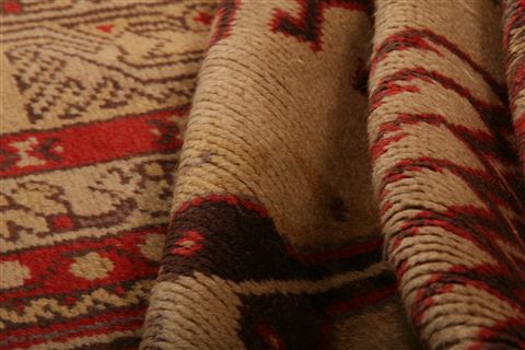 Milas Red Hand Knotted 37 X 57 Area Rug 100-26876 Image 4