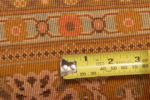 Tabriz Brown Hand Knotted 45 X 67 Area Rug 100-26878 Image 6