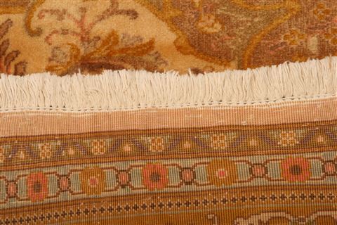Tabriz Brown Hand Knotted 45 X 67 Area Rug 100-26878 Image 7