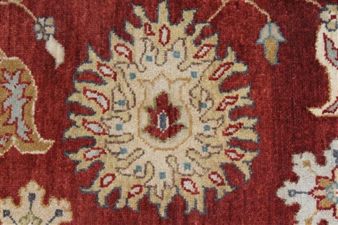 Chobi Red Hand Knotted 55 X 79 Area Rug 250-26879 Image 9