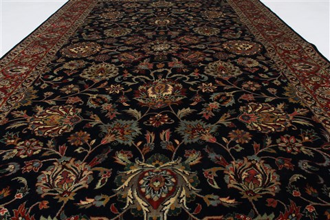 Kashan Brown Hand Knotted 50 X 80 Area Rug 250-26880 Image 5