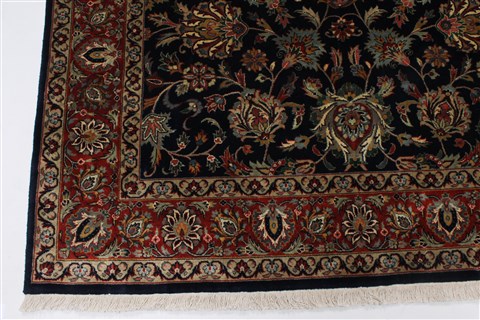 Kashan Brown Hand Knotted 50 X 80 Area Rug 250-26880 Image 8