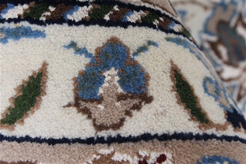Nain Beige Hand Knotted 57 X 82 Area Rug 250-26881 Image 11