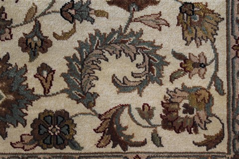 Kashmar Beige Hand Knotted 60 X 80 Area Rug 250-26882 Image 10