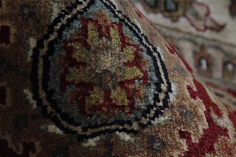 Kashmar Beige Hand Knotted 60 X 80 Area Rug 250-26882 Image 11
