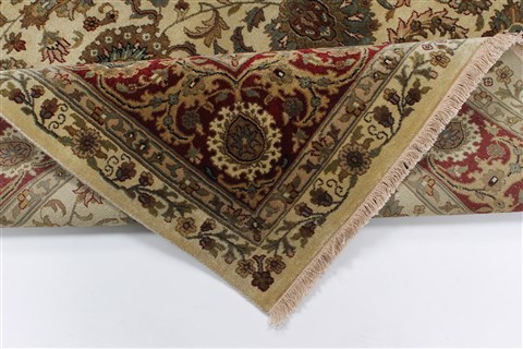Kashmar Beige Hand Knotted 60 X 80 Area Rug 250-26882 Image 2