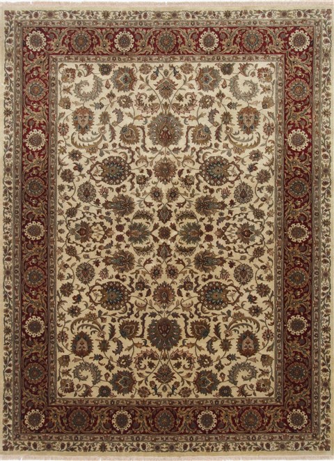 Kashmar Beige Hand Knotted 60 X 80 Area Rug 250-26882 Image 0