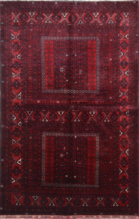 Turkman Blue Hand Knotted 53 X 81 Area Rug 250-26884 Image 0