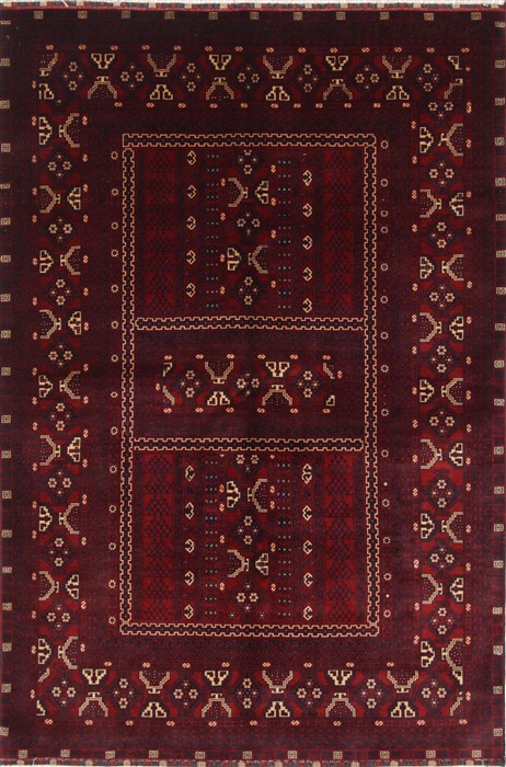 Turkman Beige Hand Knotted 55 X 80  Area Rug 250-26886 Image 0