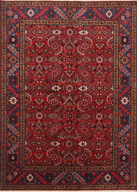 Herati Blue Hand Knotted 56 X 77 Area Rug 250-26887 Image 0