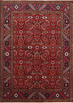Indian Herati Blue Rectangle 6x9 ft Wool Carpet 26887