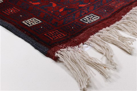 Turkman Blue Hand Knotted 58 X 82 Area Rug 250-26891 Image 7