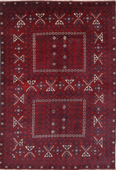 Turkman Blue Hand Knotted 58 X 82 Area Rug 250-26891 Image 0