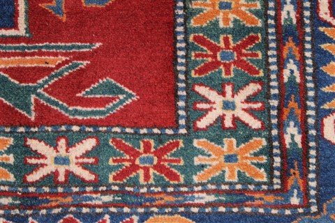 Kazak Blue Hand Knotted 65 X 80 Area Rug 250-26893 Image 10