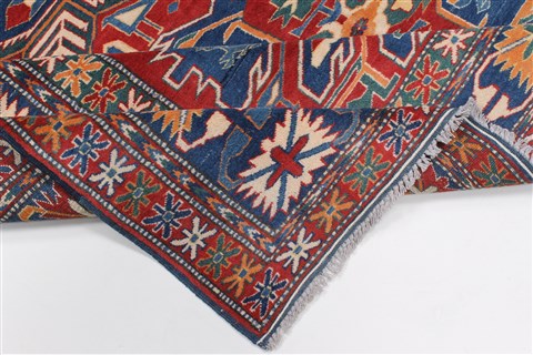 Kazak Blue Hand Knotted 65 X 80 Area Rug 250-26893 Image 3