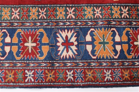Kazak Blue Hand Knotted 65 X 80 Area Rug 250-26893 Image 6