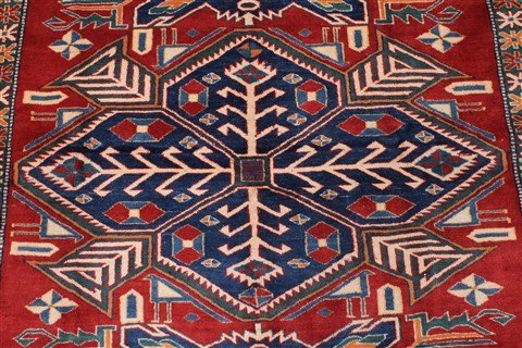 Kazak Blue Hand Knotted 65 X 80 Area Rug 250-26893 Image 7