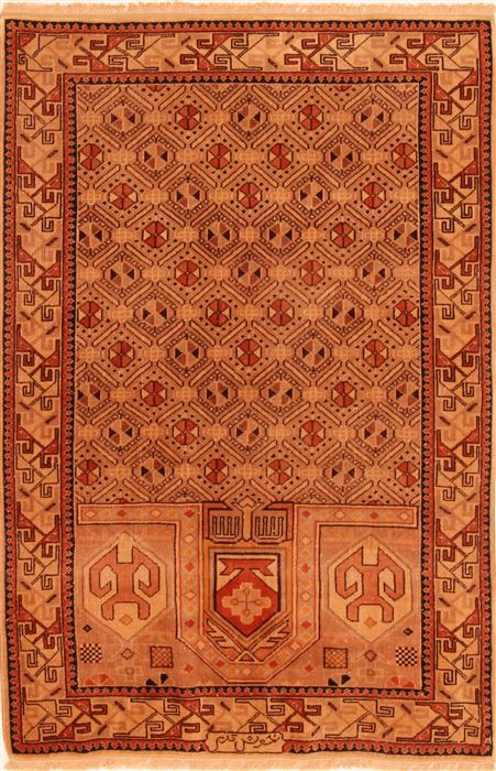 Gabbeh Brown Hand Knotted 311 X 511 Area Rug 253-26894 Image 0