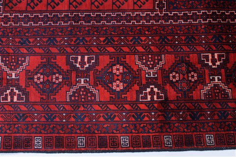 Turkman Blue Hand Knotted 53 X 711 Area Rug 250-26895 Image 5