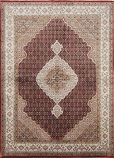 Mahi Beige Hand Knotted 5'9" X 7'11"  Area Rug 250-26896