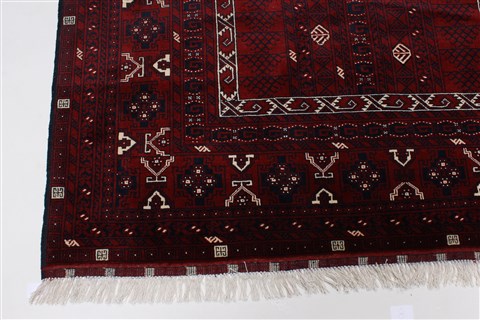 Turkman Beige Hand Knotted 55 X 81 Area Rug 250-26897 Image 5