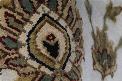 Kashmar Beige Hand Knotted 56 X 82 Area Rug 250-26899 Image 10