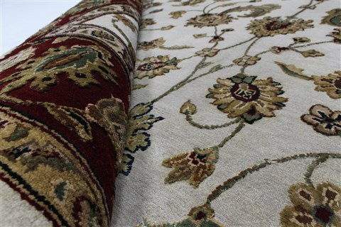 Kashmar Beige Hand Knotted 56 X 82 Area Rug 250-26899 Image 11