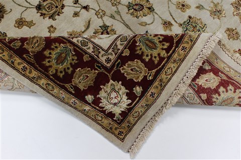 Kashmar Beige Hand Knotted 56 X 82 Area Rug 250-26899 Image 12