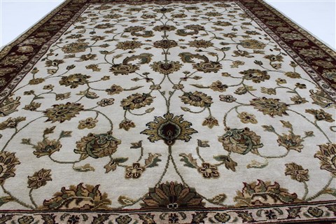 Kashmar Beige Hand Knotted 56 X 82 Area Rug 250-26899 Image 2