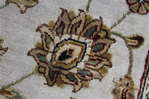 Kashmar Beige Hand Knotted 56 X 82 Area Rug 250-26899 Image 7
