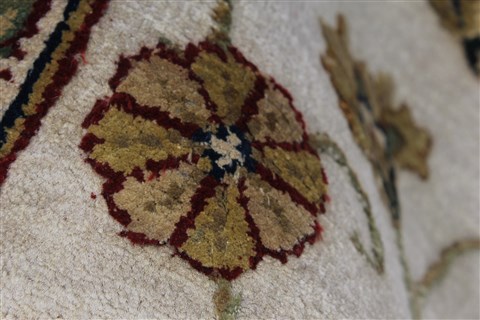 Kashmar Beige Hand Knotted 56 X 82 Area Rug 250-26899 Image 9