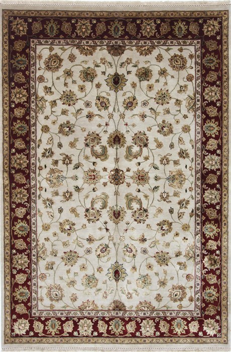 Kashmar Beige Hand Knotted 56 X 82 Area Rug 250-26899 Image 0