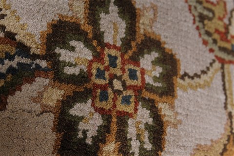 Kashmar Beige Hand Knotted 56 X 80 Area Rug 250-26906 Image 1