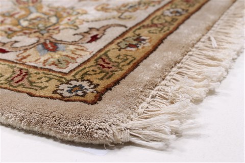 Kashmar Beige Hand Knotted 56 X 80 Area Rug 250-26906 Image 9