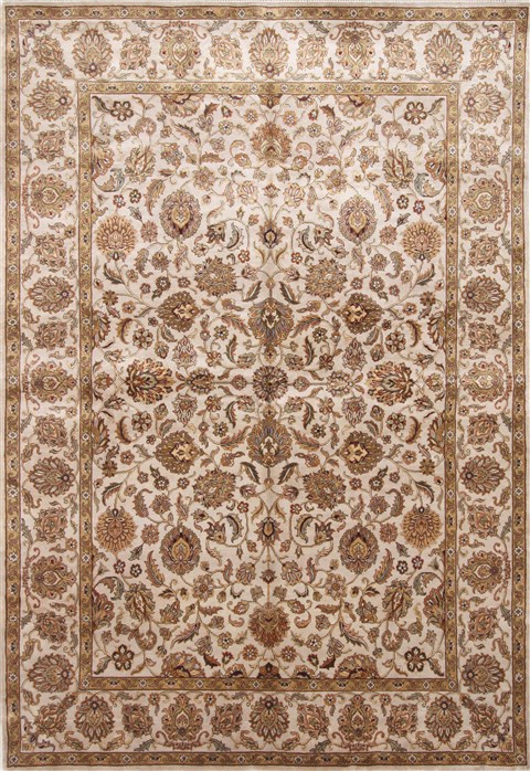 Kashmar Beige Hand Knotted 56 X 80 Area Rug 250-26906 Image 0