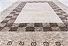Gabbeh Beige Hand Knotted 57 X 75 Area Rug 250-26907 Thumb 4