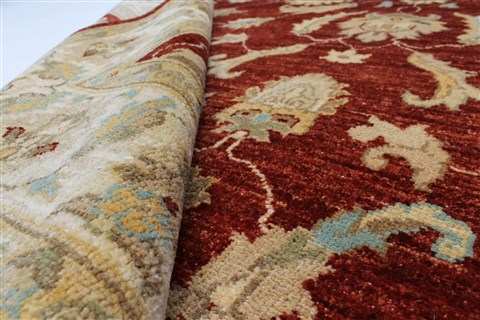 Pishavar Beige Hand Knotted 56 X 711 Area Rug 250-26908 Image 10
