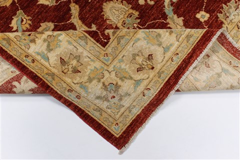Pishavar Beige Hand Knotted 56 X 711 Area Rug 250-26908 Image 11