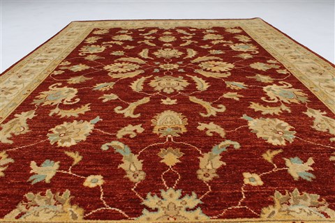 Pishavar Beige Hand Knotted 56 X 711 Area Rug 250-26908 Image 2