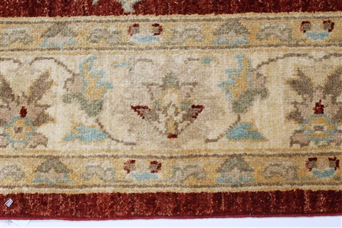 Pishavar Beige Hand Knotted 56 X 711 Area Rug 250-26908 Image 3