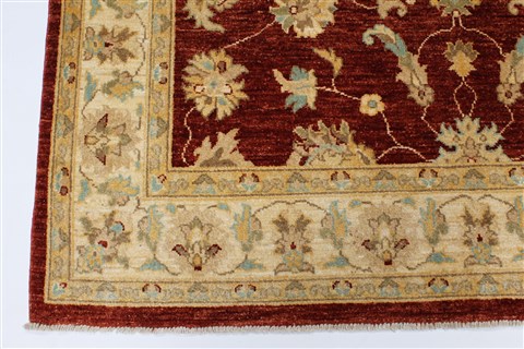 Pishavar Beige Hand Knotted 56 X 711 Area Rug 250-26908 Image 5