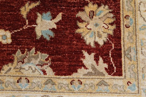 Pishavar Beige Hand Knotted 56 X 711 Area Rug 250-26908 Image 8