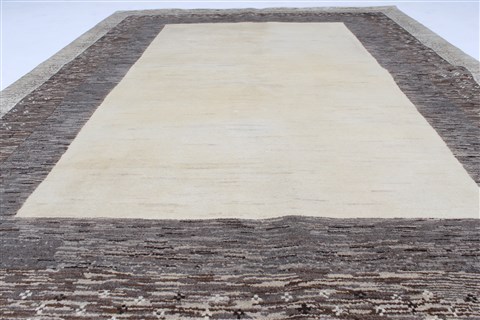 Gabbeh Beige Hand Knotted 56 X 76 Area Rug 250-26909 Image 3