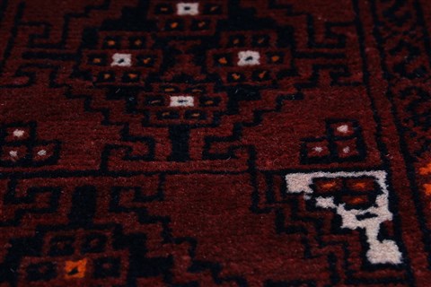 Turkman Blue Hand Knotted 53 X 80 Area Rug 250-26910 Image 10