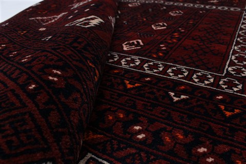 Turkman Blue Hand Knotted 53 X 80 Area Rug 250-26910 Image 1
